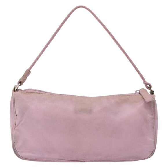 PRADA Accessory Pouch Nylon Pink Silver Auth - Picture 3 of 16